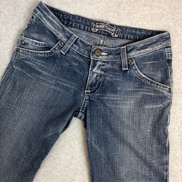 Robin's Jeans White Star Boot Cut Jeans Size 27 - Picture 5 of 8